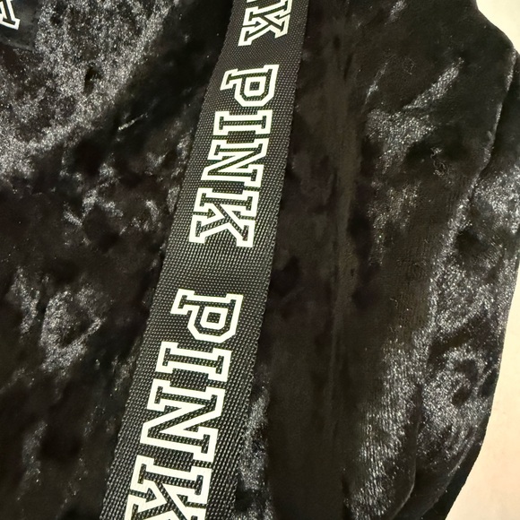 PINK Black Velvet Varsity Duffle Bag - Picture 3 of 3